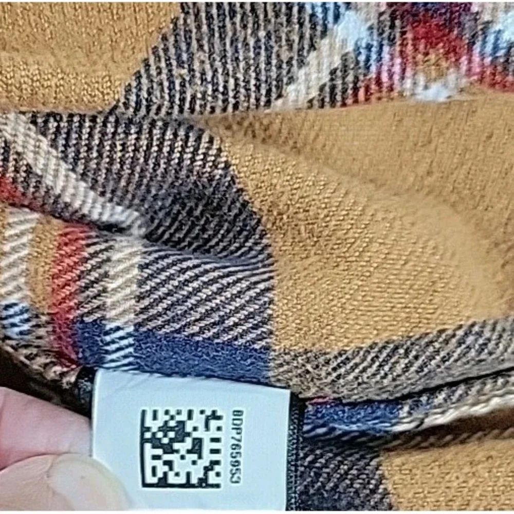 The‎ North Face Adult Mens Flannel Shirt Medium Brown Plaid Button Up Pocket
